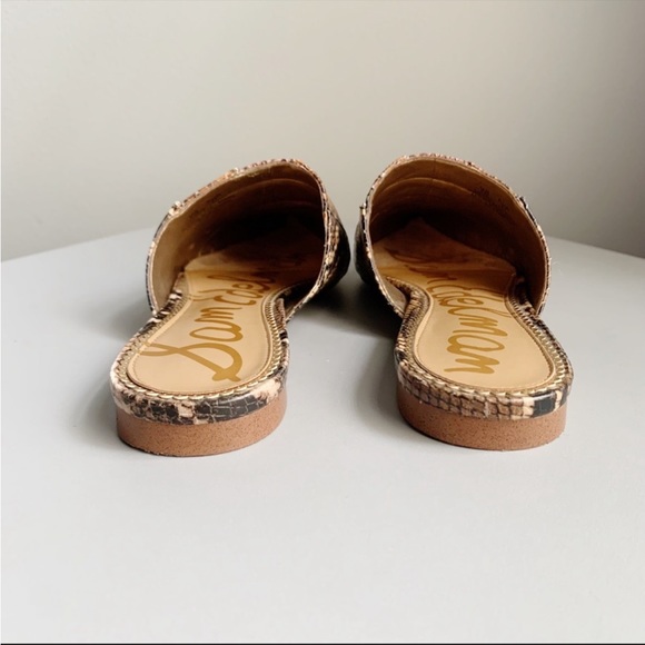 Sam Edelman Serena Snakeskin Slides - Picture 4 of 11